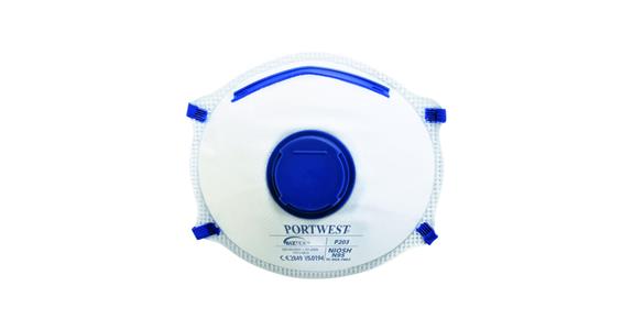 Dýchací maska BIZTEX™, typ P203 FFP2 NR D, 10 ks