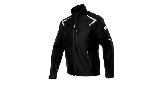 Softshell. bunda BODYFORCE, černá, L