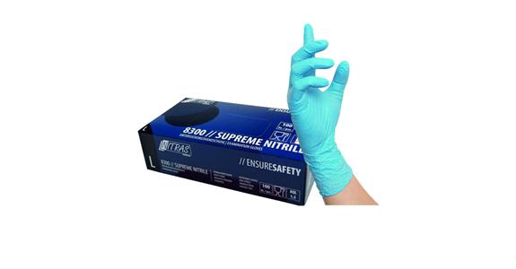 Jednorázové rukavice Supreme nitrile 8300, 100 ks, vel. M
