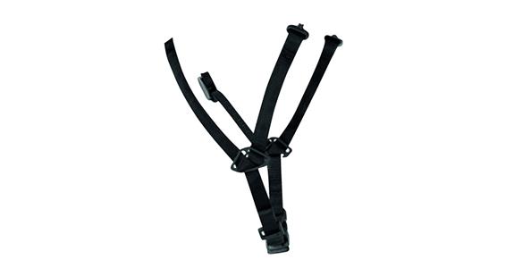 4bodový podbradník EVO® Linesman pro přilbu JSP® EVO®, černý