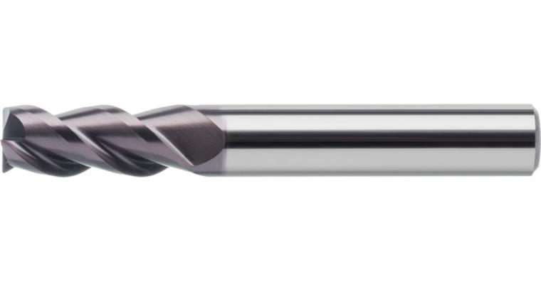 1095005716 VHM stop. fréza, zuby=3, pr. 10,0 x 22 x 72 mm, 45°, stopka HA, TiAlN