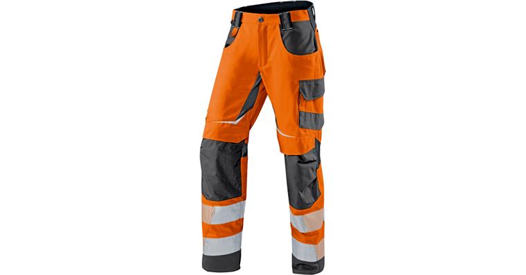 1093023871 Pánské letní refl. kalhoty Reflectiq, fluor. oranž./antracit., vel. 46