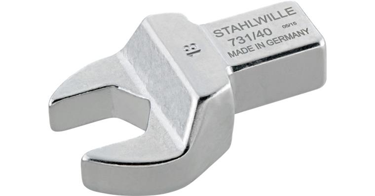 1051785122 STAHLWILLE nástrčný nástroj – plochý klíč, 22 mm, nástrčný čtyřhran 14x18 mm