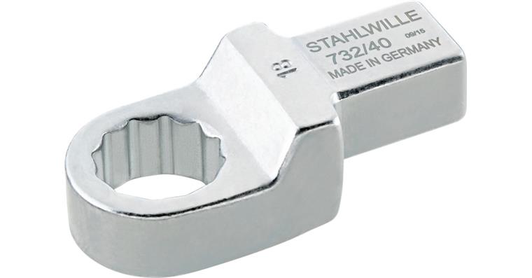 1051787118 Očková vyměnitelná hlava 16 mm, vnitřní čtyřhran, 14×18 mm
