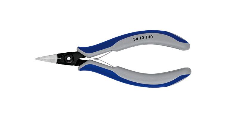 1001500559 Uchopovací kleště na elektroniku,135 mm, ploché široké rovné čelisti