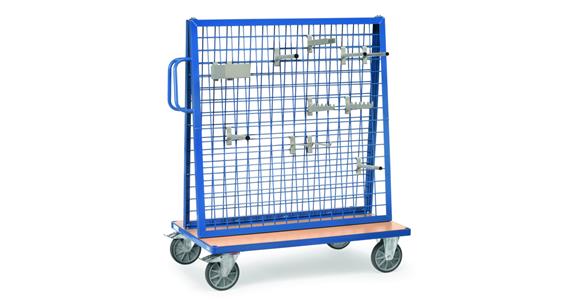 Vozík na pracoviště 1301, ložná plocha 1200x800 mm, 500 kg, ložná plocha 1200x800 mm, oboustranný