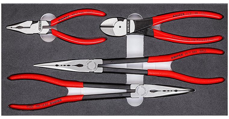 1001500449 Pliers set in foam insert 4-piece KFZ Article number 00 20 01 V16