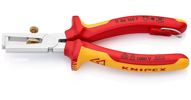 1001500467 Wire strippers with fixing eye VDE 160 mm Article 11 06 160 T