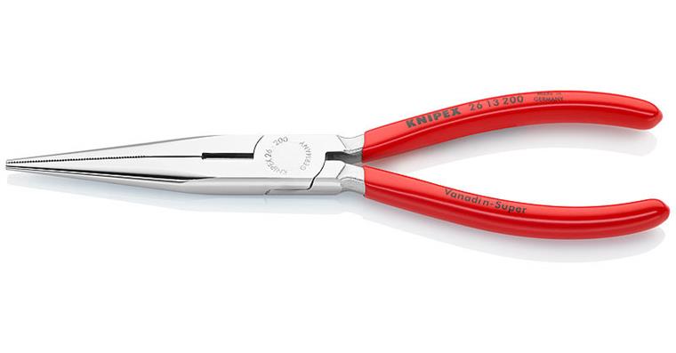1001594127 Round nose pliers with cutting edge chrome-plated 200 mm Article 26 13 200