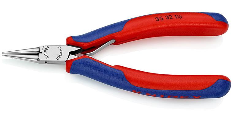 1063315103 Uchopovací kleště na elektroniku,115 mm, kulaté špičaté čelisti