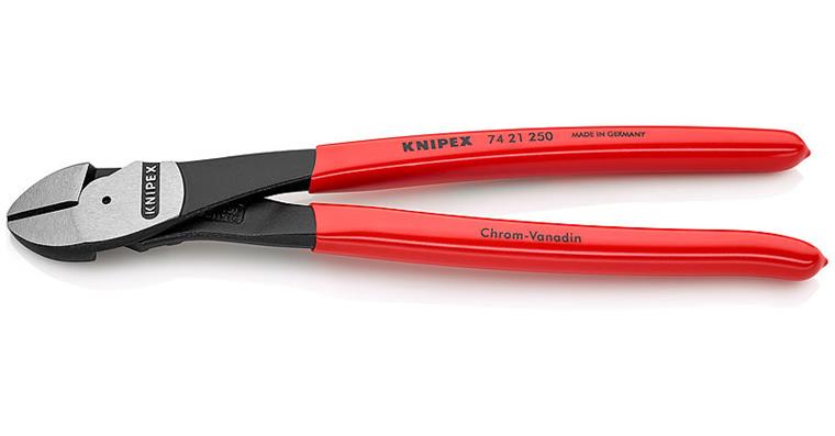 1001600814 Heavy-duty diagonal cutters with plastic handles 250 mm Article 74 21 250