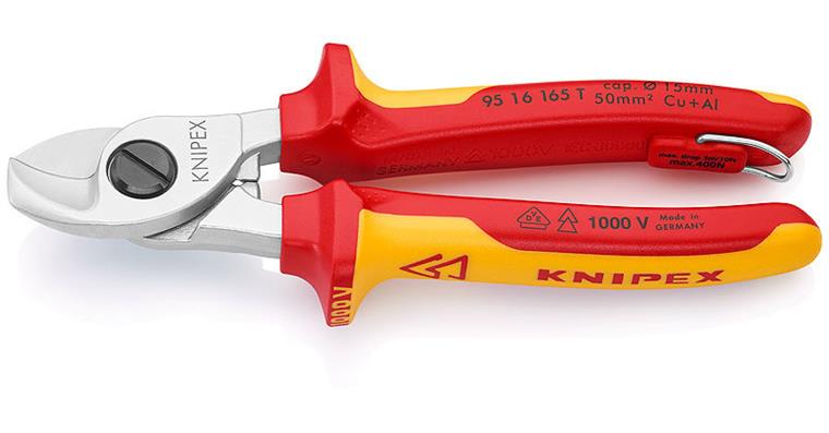 1001500515 Cable shears with fixing eye VDE 165 mm Article 95 16 165 T