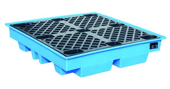 PE collection tray 1,280 x 1,280 x 275 mm collection volume 230 l