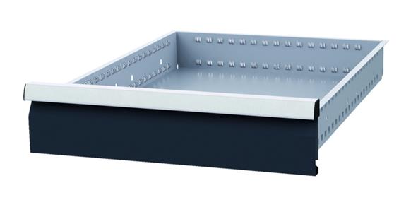 Drawer WxD 450x600mm full-exten. sl. 100 % 180kg front height 125mm RAL7035/7016