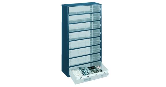 Steel magazine with 8 box drawers