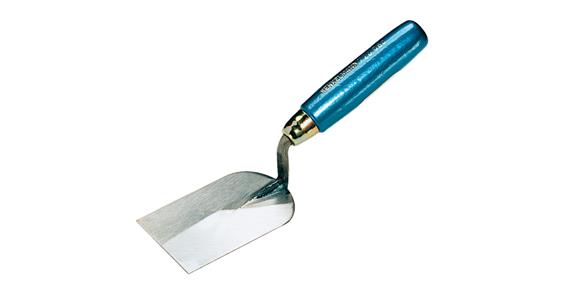 Stuccoer's trowel, straight neck, stainless steel, blade width/length 80/110 mm