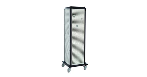 RASTERPLAN tool tower mobile 2015x700x700mm 7035/7016