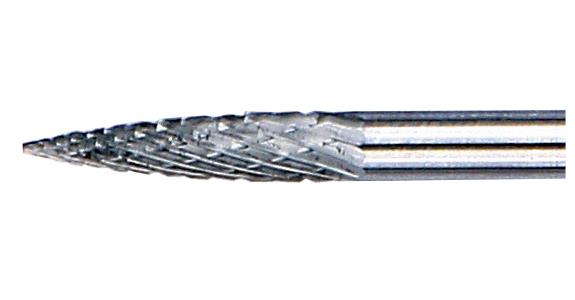 FRÉZA SC ATORN, špičatý tvar stromku SPG, průměr řezné hrany 3 mm, T6, 3x6 mm