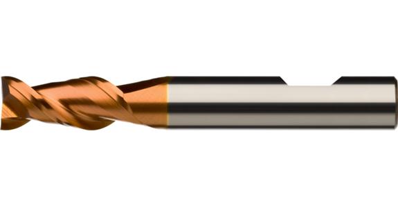Čelní fréza ATORN ze slinutého karbidu, T2 HB, 3,0 x 8 x 18 x 57 mm, s povlakem