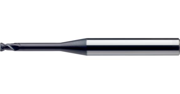 VHM torusová mini fréza ATORN, dlouhá, Ø0,5 x 0,7 x 2 x 50 mm, r0,05 T2 RT52