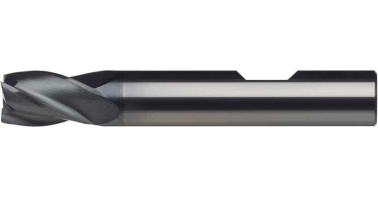 1095005549 VHM stopková fréza, krátká, T=4, 4,0 x 8mm, TiAlN, H, stopka DIN 6535HA