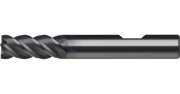 1095005537 VHM stopková fréza, 45°, TiAlN, 3,0 x 8 x 57 mm, stopka DIN 6535HB, T=4