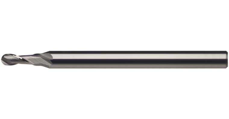 1095005341 SC zaoblovací fréza, Ø = 1,20 mm, Z=2, stopka DIN 6535 HA