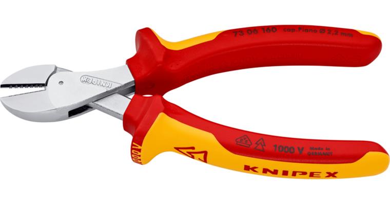 1057520101 Boční štípací kleště X-Cut VDE, 160 mm, chrom. hlava, s dvoud. rukojetí