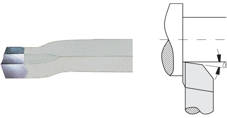 1095006671 Stranový soustr. nůž, odsazený, HSSE, pod. D4960, čtyřhran, 12mm x 12mm