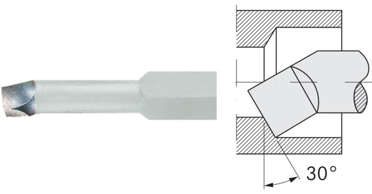 1095006625 Soustružnický nůž, HSSE, podobný D4953, čtyřhran, 12mm x 12mm