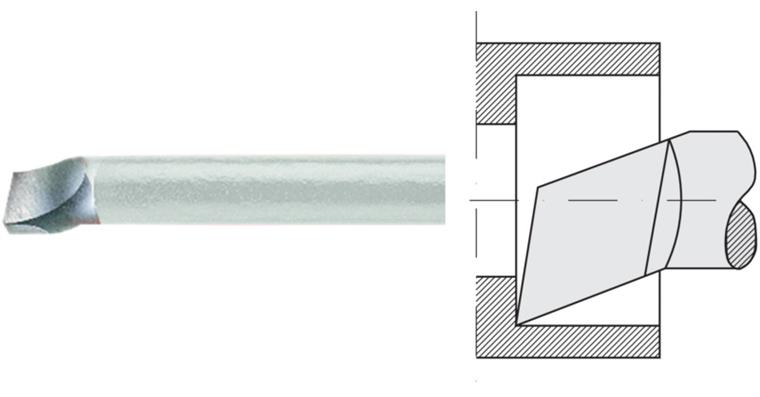 1095006637 Vnitřní soustružnický nůž, HSSE, podobný D4954, kulatý, 8 mm 140 mm