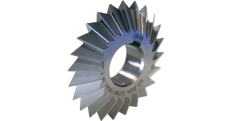 1095004547 Symetrická úhlová čelní fréza, HSS DIN 847 45 vel. 50,0 x 8 x 16 mm