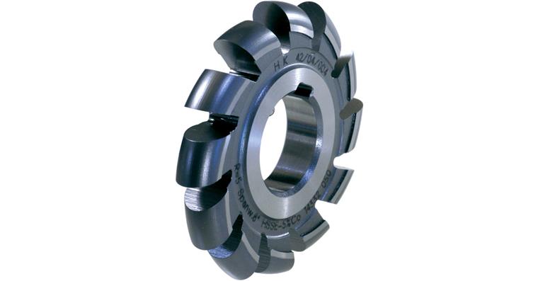 1095004562 Půlkr. profilová fréza HSSE5 r=2,5 mm, podsoustružená, DIN 856 konvexní, HSS