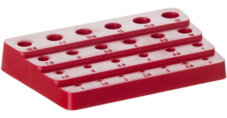 1095000460 Plastová nástrčná spojka, prázdná, 5,1 – 10,0 mm se zdvihem 0,1 mm