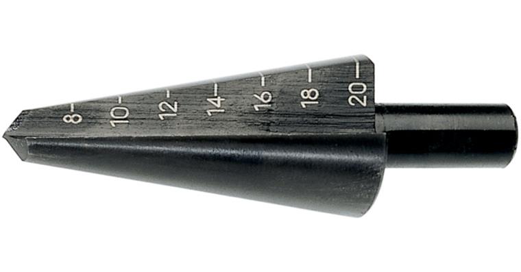 1095002392 Kuželový vrták HSS, nepovrstvený, 4,0–30,0 mm typ 8
