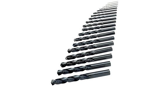 ATORN sada spirálových vrtáků N HSS, vaporiz., DIN 338, pr. 5,1–10,0 mm, 0,1 mm
