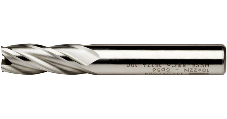 1095004928 Stopková fréza, HSSE8, DIN 844N, krátká, stopka 16,0 mm DIN 1835A