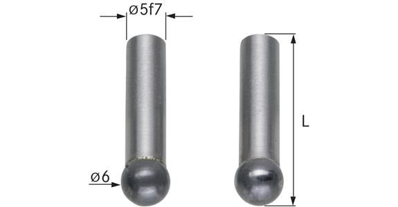 Univ. ATORN komp. měř. přístr. se sfér. kontakt. body indikátoru 6 mm, L=23 mm