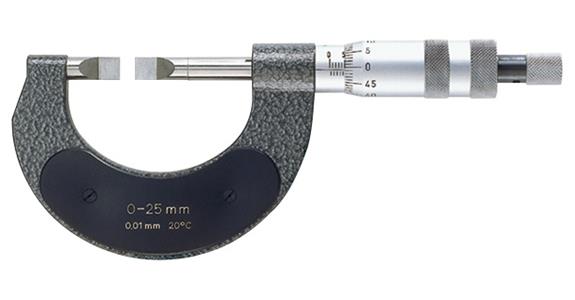 Mikrometrické měřidlo ATORN, 0–25 mm, s malými měřicími plochami