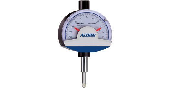 Přesný úchylkoměr ATORN, hodnota dílku stupnice 0,001 mm, měřicí rozsah 0,1 mm