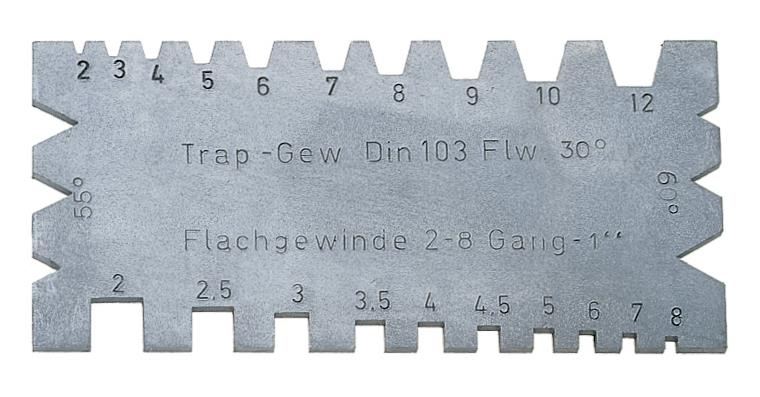 1095011741 Kalibr řezání závitů pro čtvercové a trapézové závity