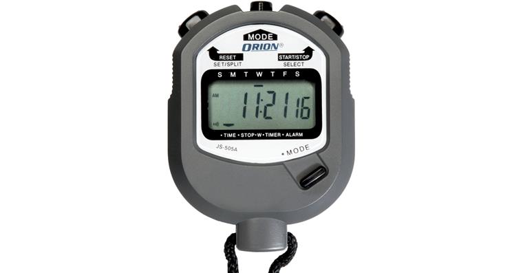 1095011895 Elektronické stopky, velikost číslic 11 mm, 10 hodin, 1/100 s