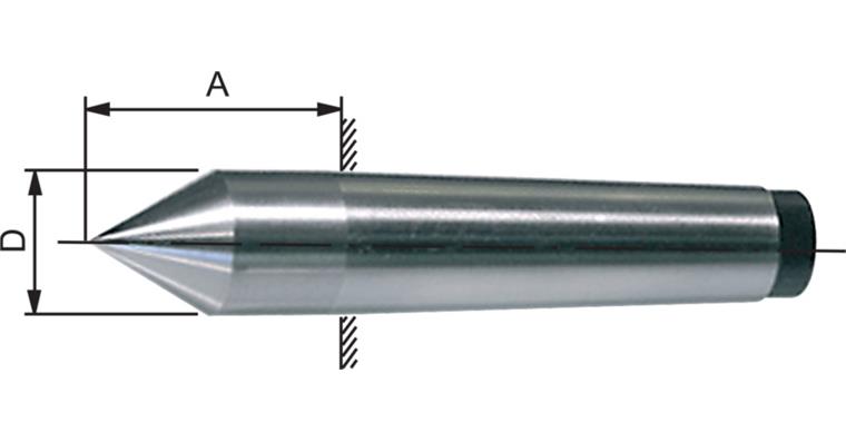 1095008923 Středicí hrot DIN 806 MK 1, kalená nástrojová ocel