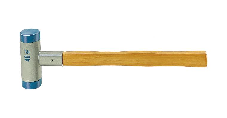 1095012344 Kladivo s měkkým čelem, průměr hlavy 50 mm, ořechová násada