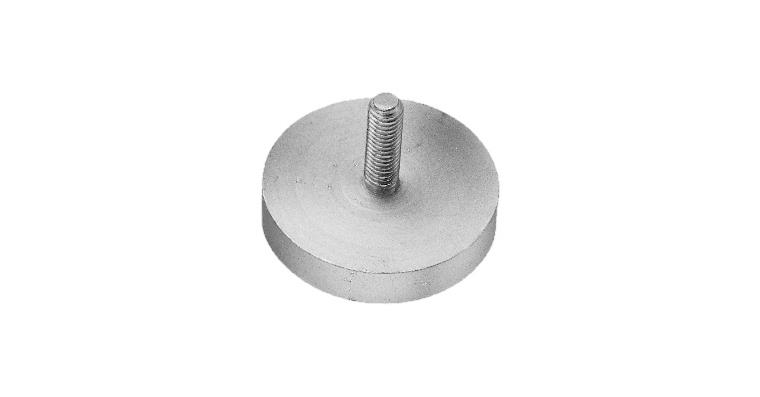 1095012585 Plochá magnetická chapadla, průměr 32 mm, se závitovým dříkem