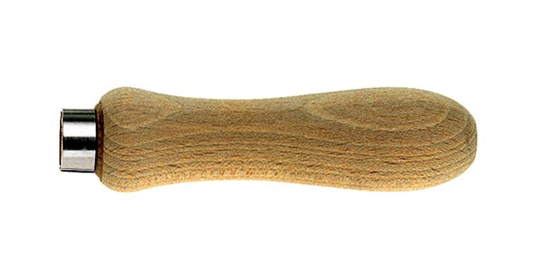1095012853 Rukojeti pilníků z tvrdého dřeva, délka 120 mm, zalisované kování