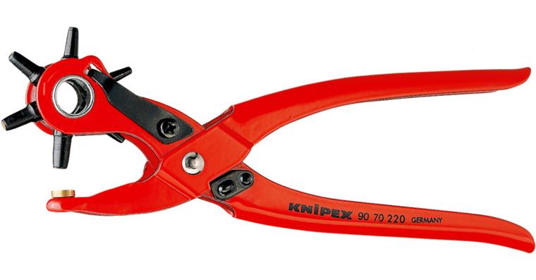1001570021 Otočné děrovací kleště,220 mm, děrování 2 až 5 mm
