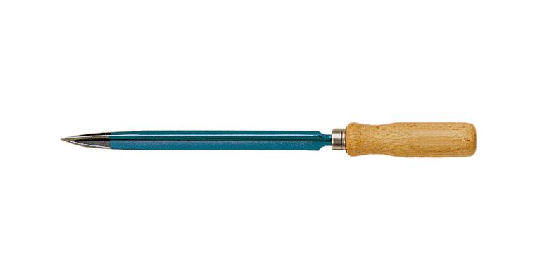 1073309105 Trojhranný dutý škrabák 150 mm, chrom-vanadová ocel, DIN 8350 C