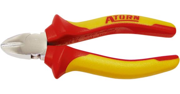Boční štípací kleště KNIPEX, 160 mm, VDE, chromované, dvoudílná rukojeť