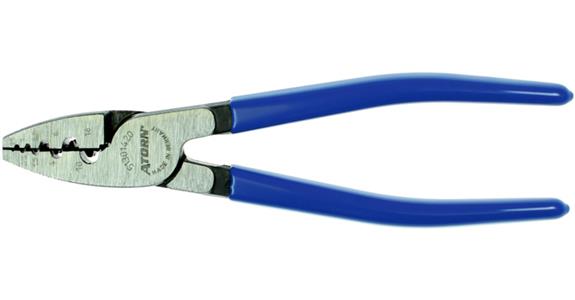 Kleště na koncové dutinky ATORN, 180 mm, leš. hl., PVC potah ruk., 0,25-16 mm²